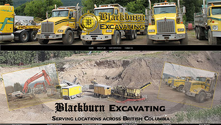 Blackburn Excavating in Salmon Arm, BC.